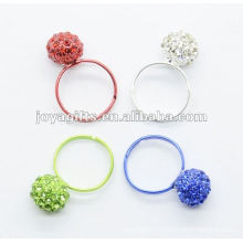 Bague shamballa couleur en gros